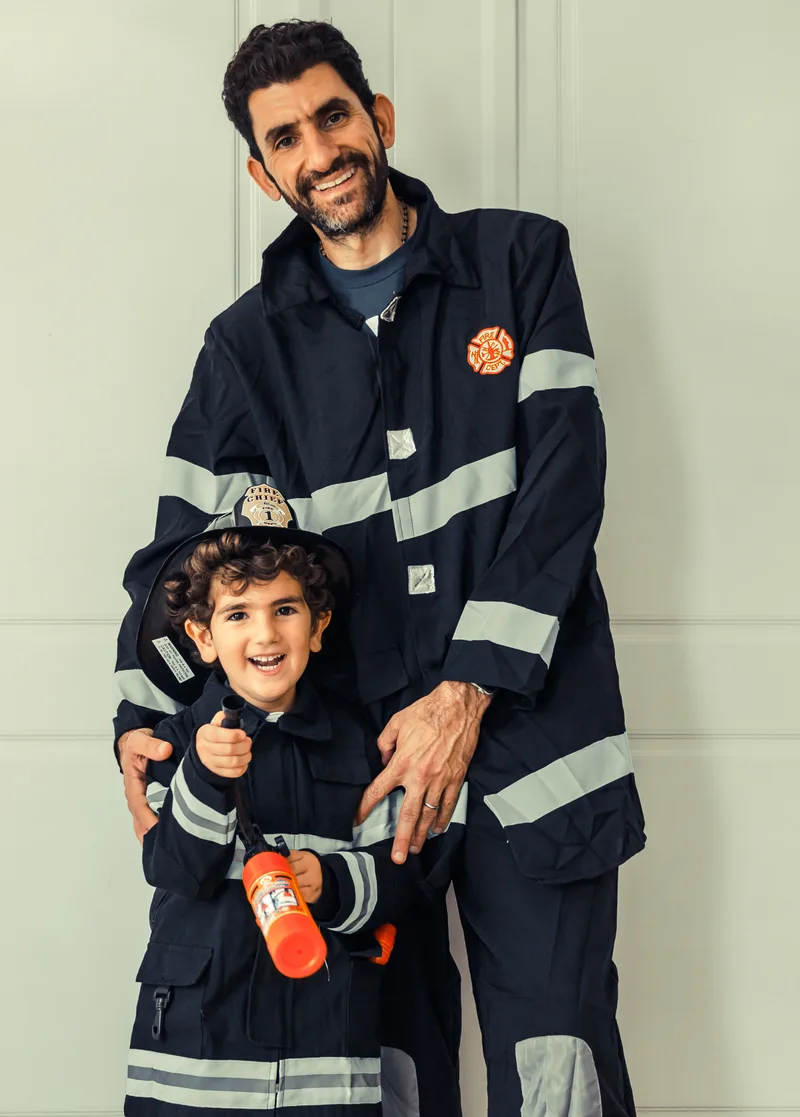 familia retrato family portrait photographer fireman documental reportaje fotografia